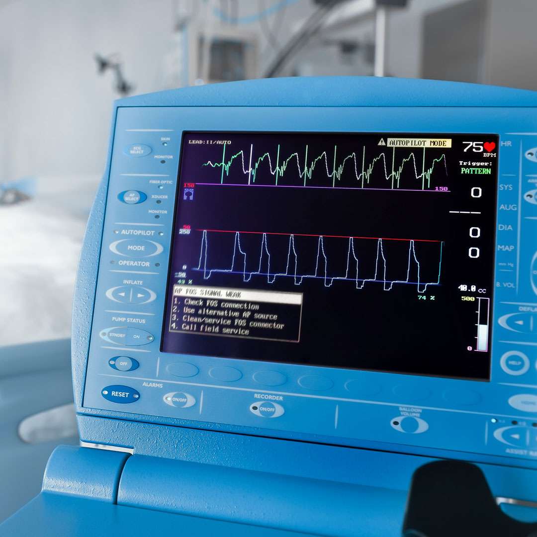 EKG Monitor Tech, cardiovascular monitor in Hospital